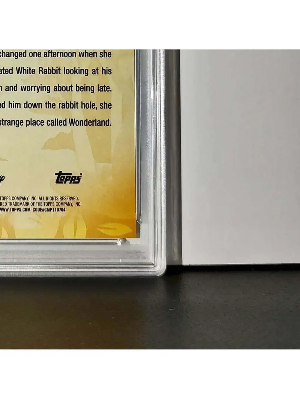 White Rabbit 2025 Topps Disney #FF-7 Furry Friends Card PSA 10